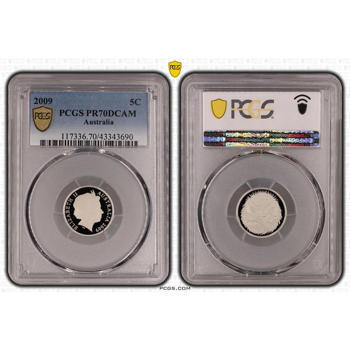 Elizabeth II, Five Cent, PR70DCAM , 2009 PCGS POP - 30/0