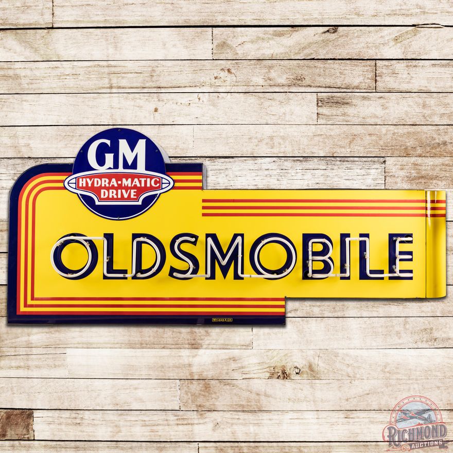 8' Oldsmobile GM Hydra-Matic Drive DSP Neon Sign - 9.25 & 9