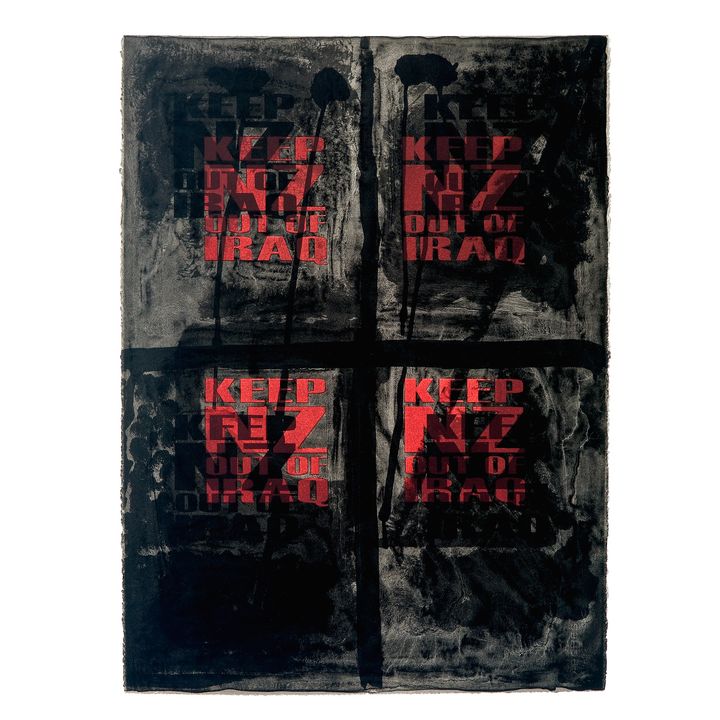 Ralph Hotere 'Keep NZ out of Iraq'