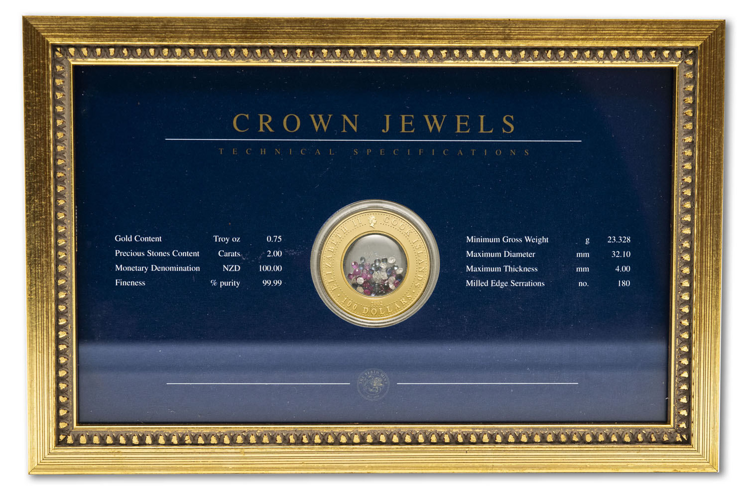 クック諸島/2002/crown jewels coin/クラウンジュエル銀貨 クック諸島/2002/crown jewels coin/クラウンジュエル銀貨 （P