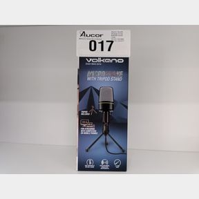 VOLKANO STREAM MEDIA SERIES OMNIDIRECTIONAL 3.5MM DESK MICROPHONE
