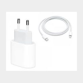 iPhone Fast Charger Kit - 20W PD Adapter 1m USB-C to Lightning Cable - Compatible iPhone 12/12 Mini - 51745/17457 SN B2 (S5)