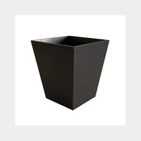 Dark Wooden Waste Paper Bin - 25(l) x 25(b) x 28(h) cm - 51499/9469 | PK B2 (S4)-