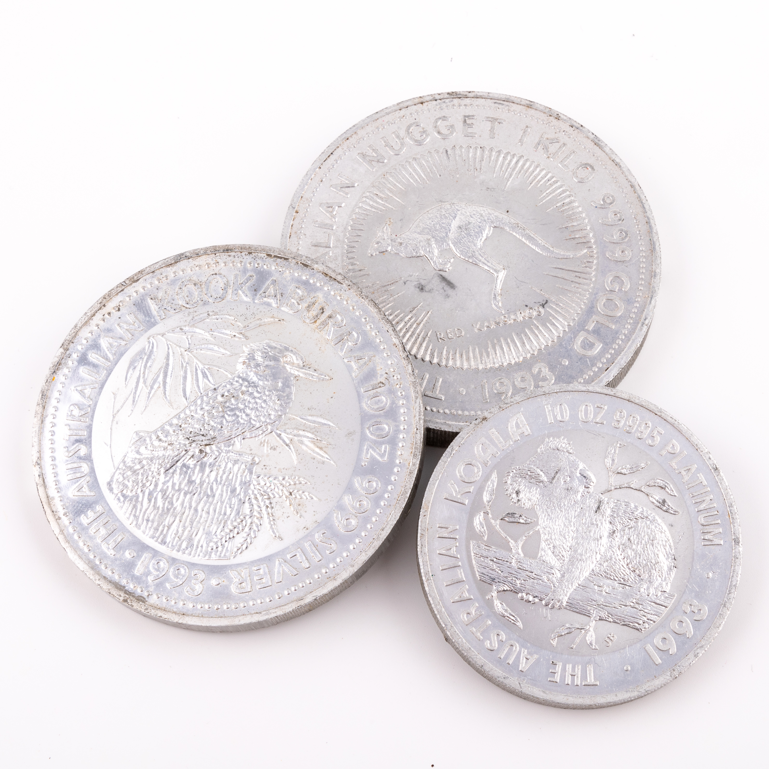 Replica Coin Paper Weights, 1993, Fine