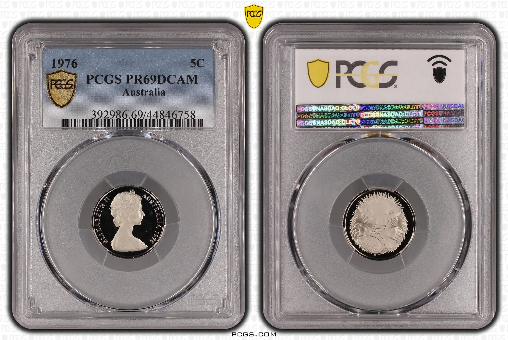 Five Cent, 1976, PCGS PR69DCAM