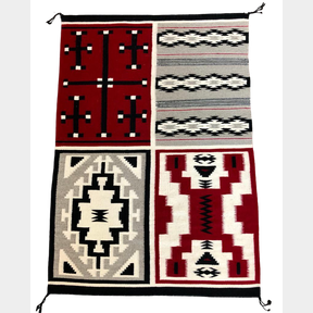 Four Panel Navajo Sampler By Arlene Yazzie