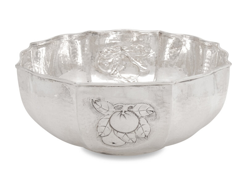 An Italian Silver Centerpiece Bowl