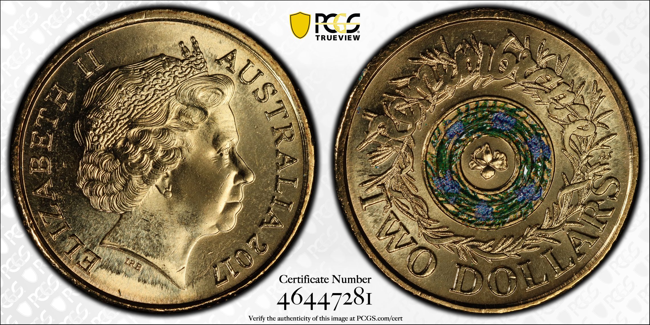 Remembrance Day Colorized, Two Dollar, 2017, PCGS MS67
