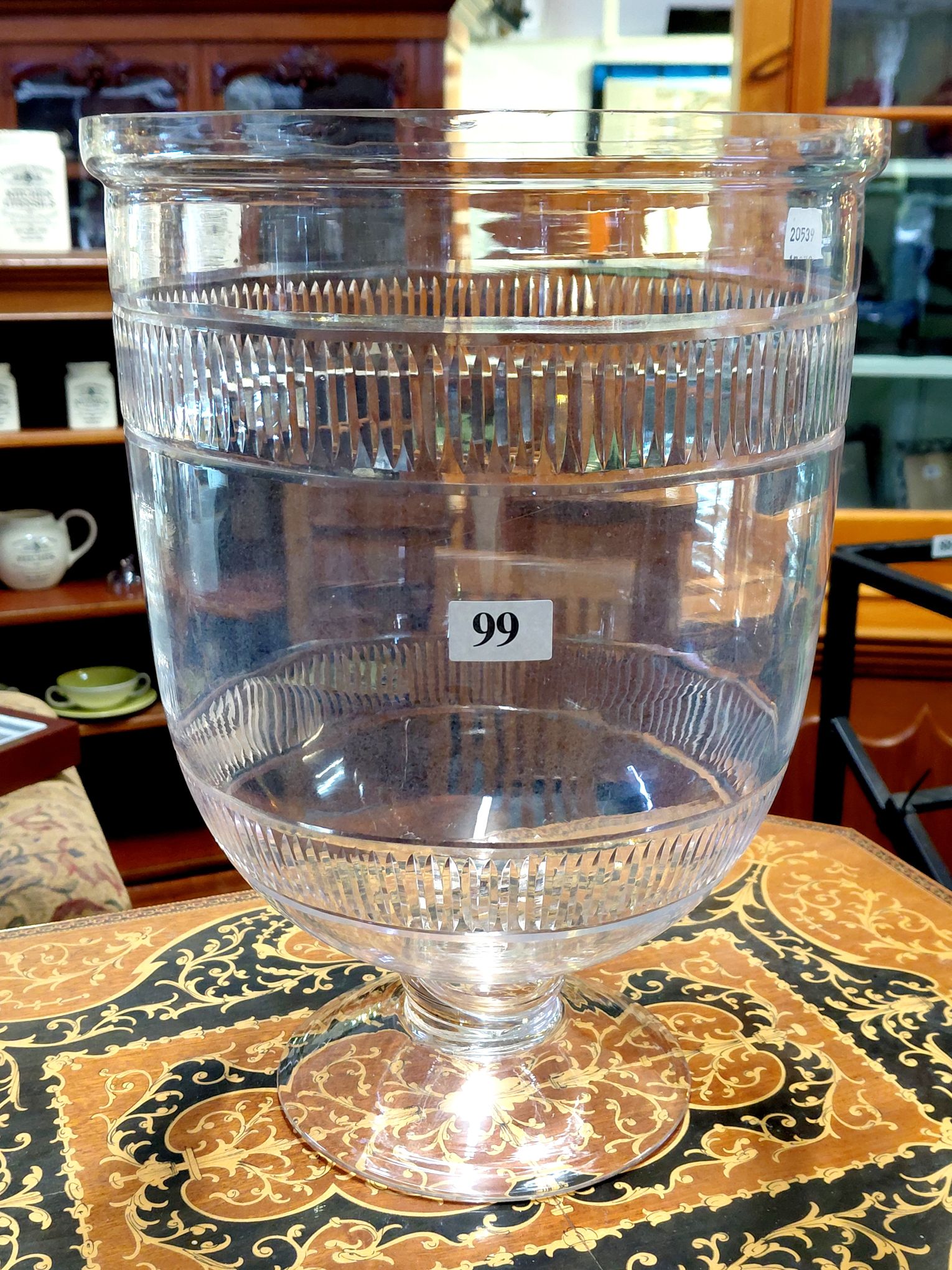 99 · DECORATIVE FOOTED VASE