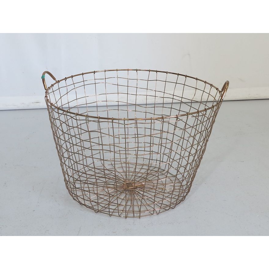 METAL TWO-HANDLED BASKET