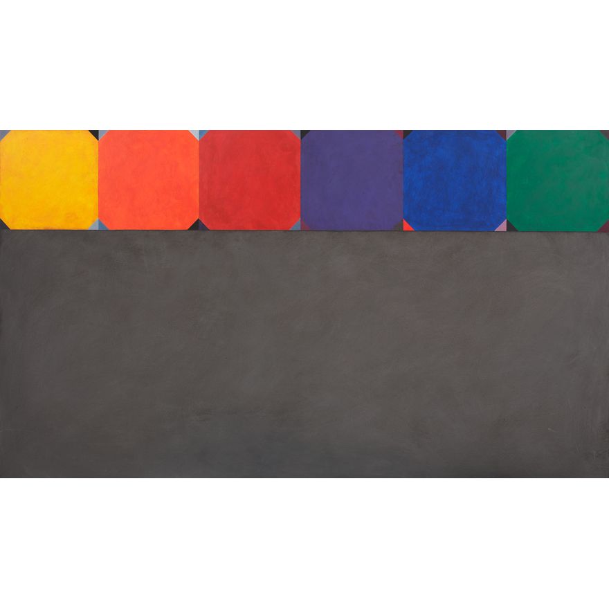 Milan Mrkusich 'Chromatic - Meta Grey No. I'