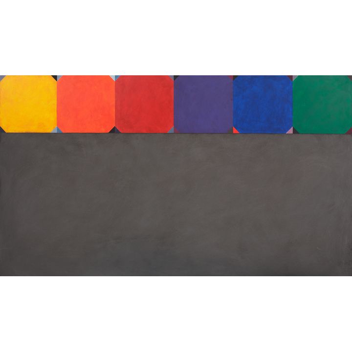 Milan Mrkusich 'Chromatic - Meta Grey No. I'