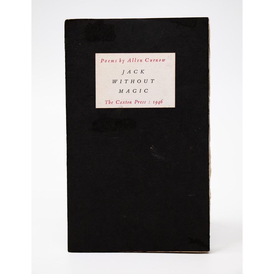 CURNOW, ALLEN - Jack Without Magic, Poems