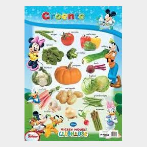 Butterfly Wallchart - Mickey Mouse Groente-50588/3 B5(S5)
