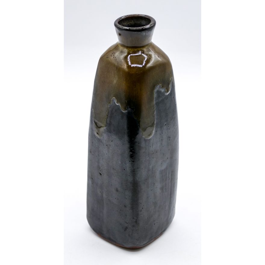 Louis Mideke Glazed Pottery Vase 8.5''