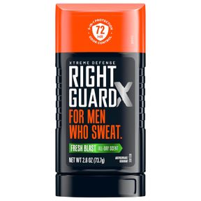 RIGHT GUARD XTREME DEFENSE FRESH BLAST SOLID 2.6 OUNCE 72HR (76ML)