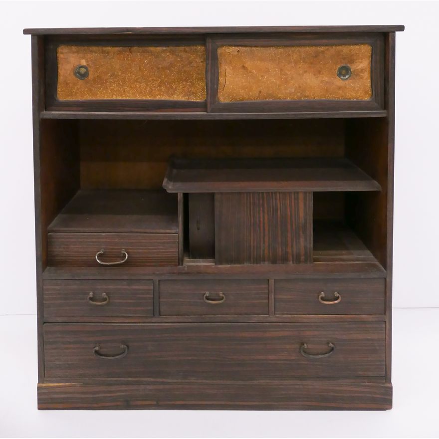 Meiji Japanese Tea Cabinet- 24x23x10''