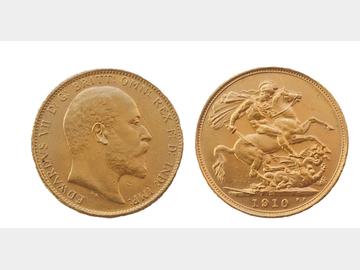 1910 King Edward VII Sydney Mint Gold Sovereign