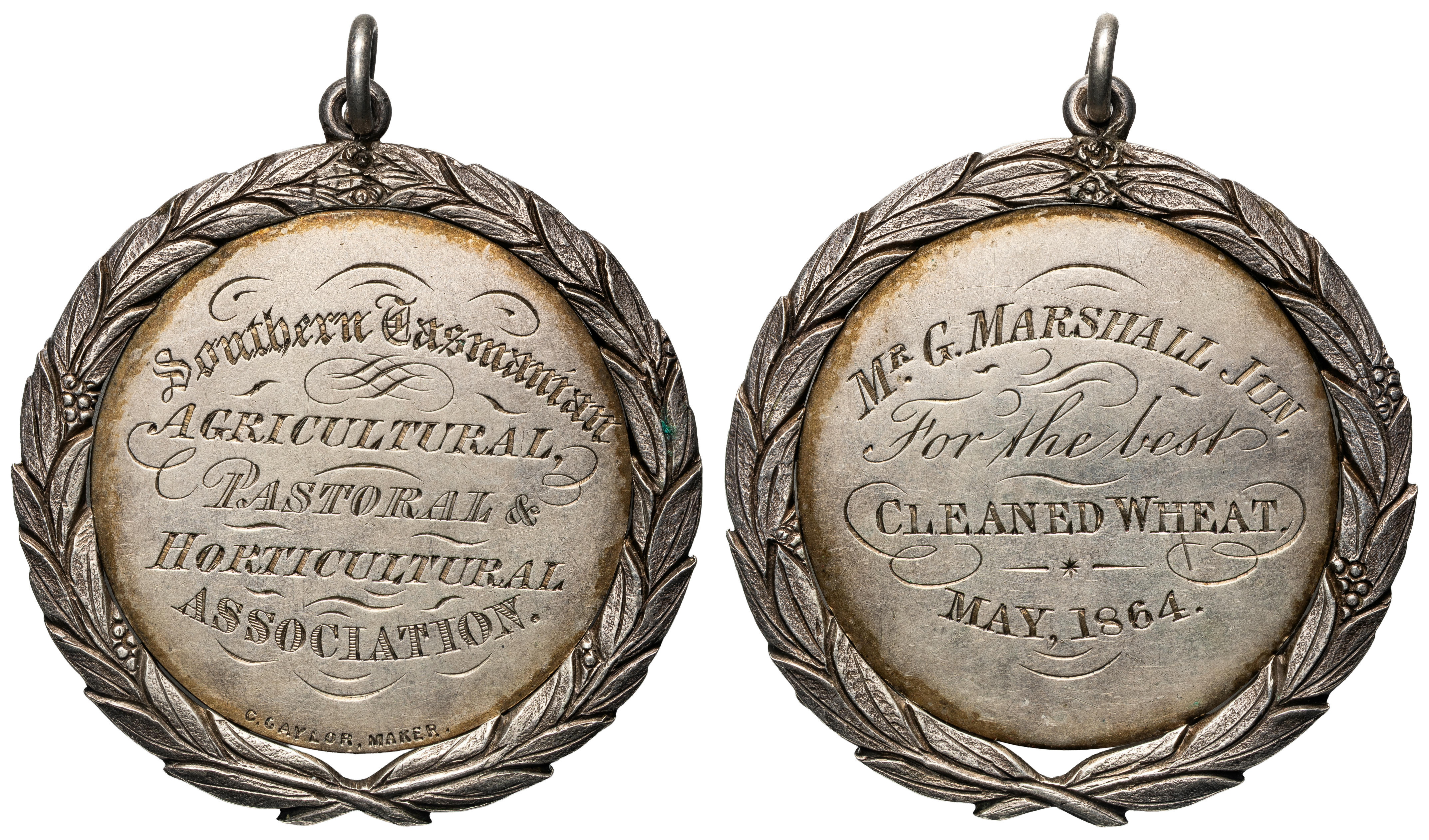210 · Southern Tasmanian Agricultural, Pastoral & Horticultural Association, 1864,  VF