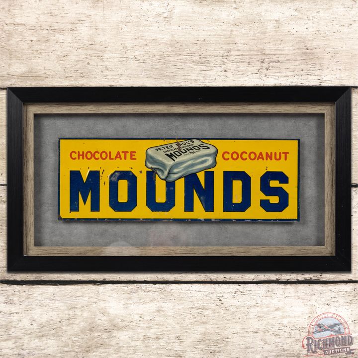 Mounds Chocolate Cocoanut SST Framed Sign - 7.5