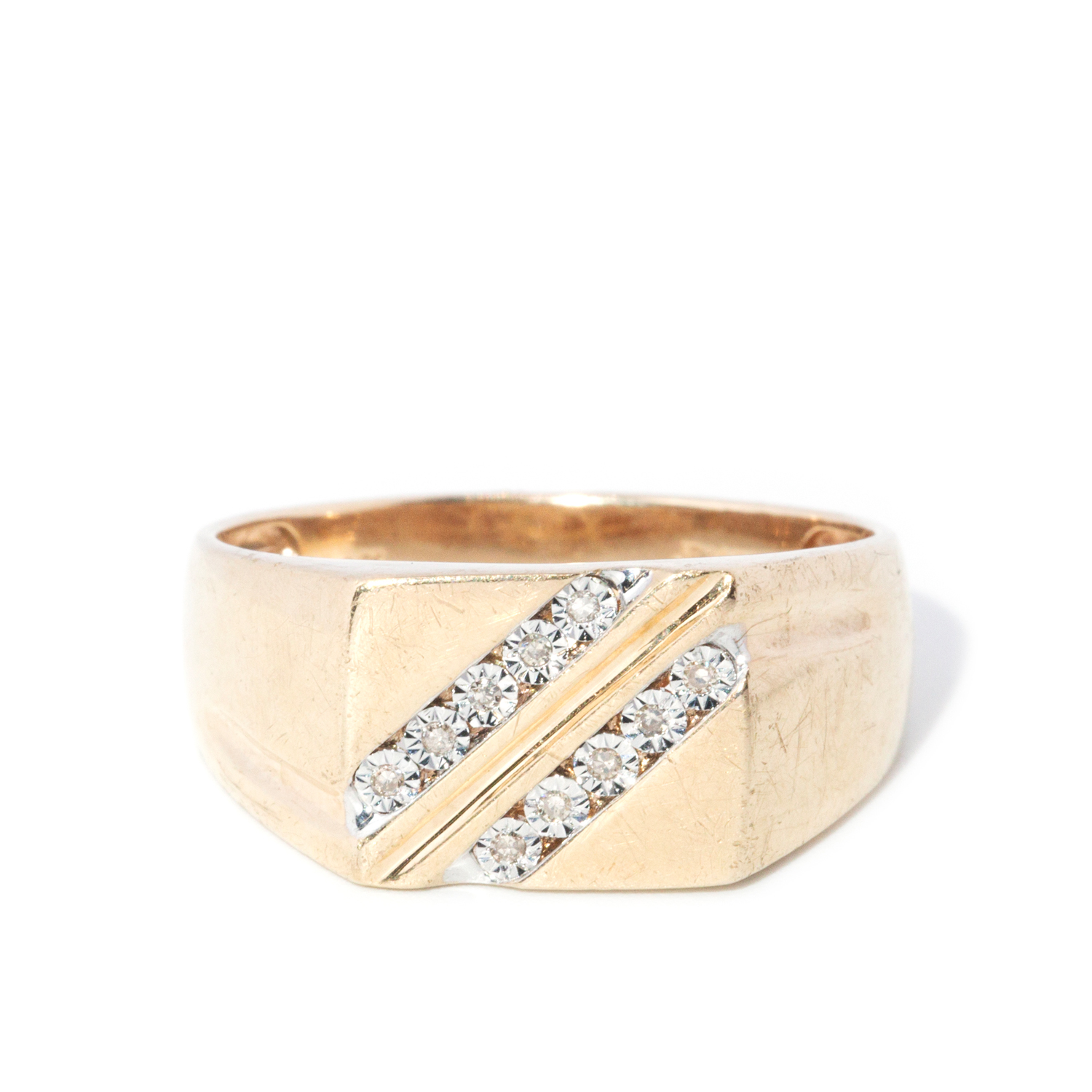 Diamond 9ct Gold Ring