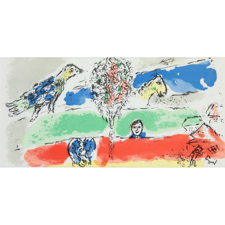 Marc Chagall | Zielona rzeka, 1974