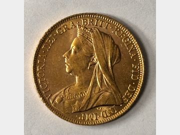 1901 VICTORIA LONDON MINT OLD HEAD GOLD SOVEREIGN