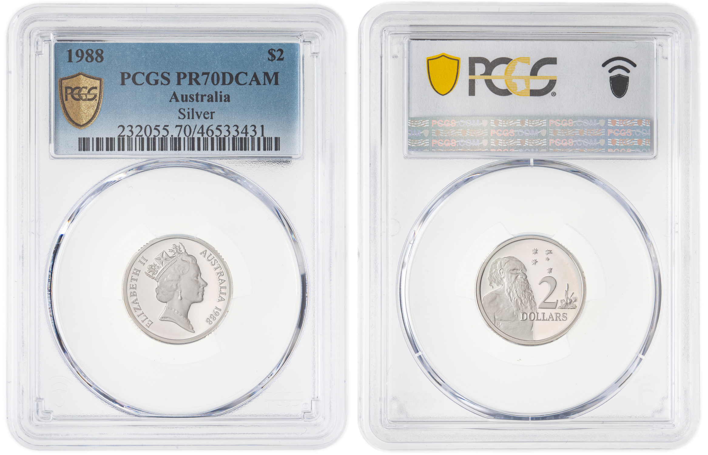 Elizabeth II, Silver, Two Dollar, 1988, PCGS PR70DCAM
