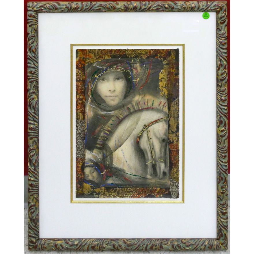 Csaba Markus ''Corinthian I'' S/N Serigraph Framed 26''x21''