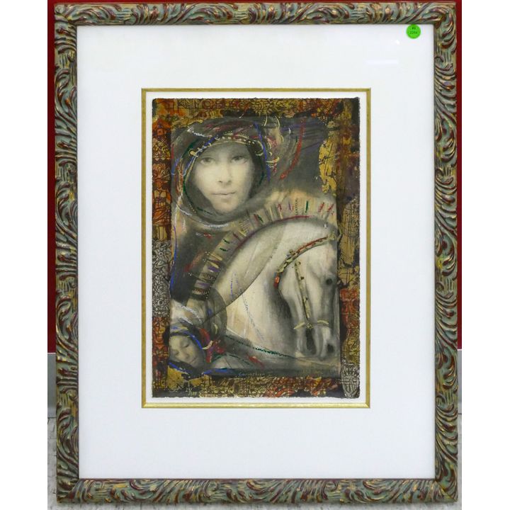Csaba Markus ''Corinthian I'' S/N Serigraph Framed 26''x21''