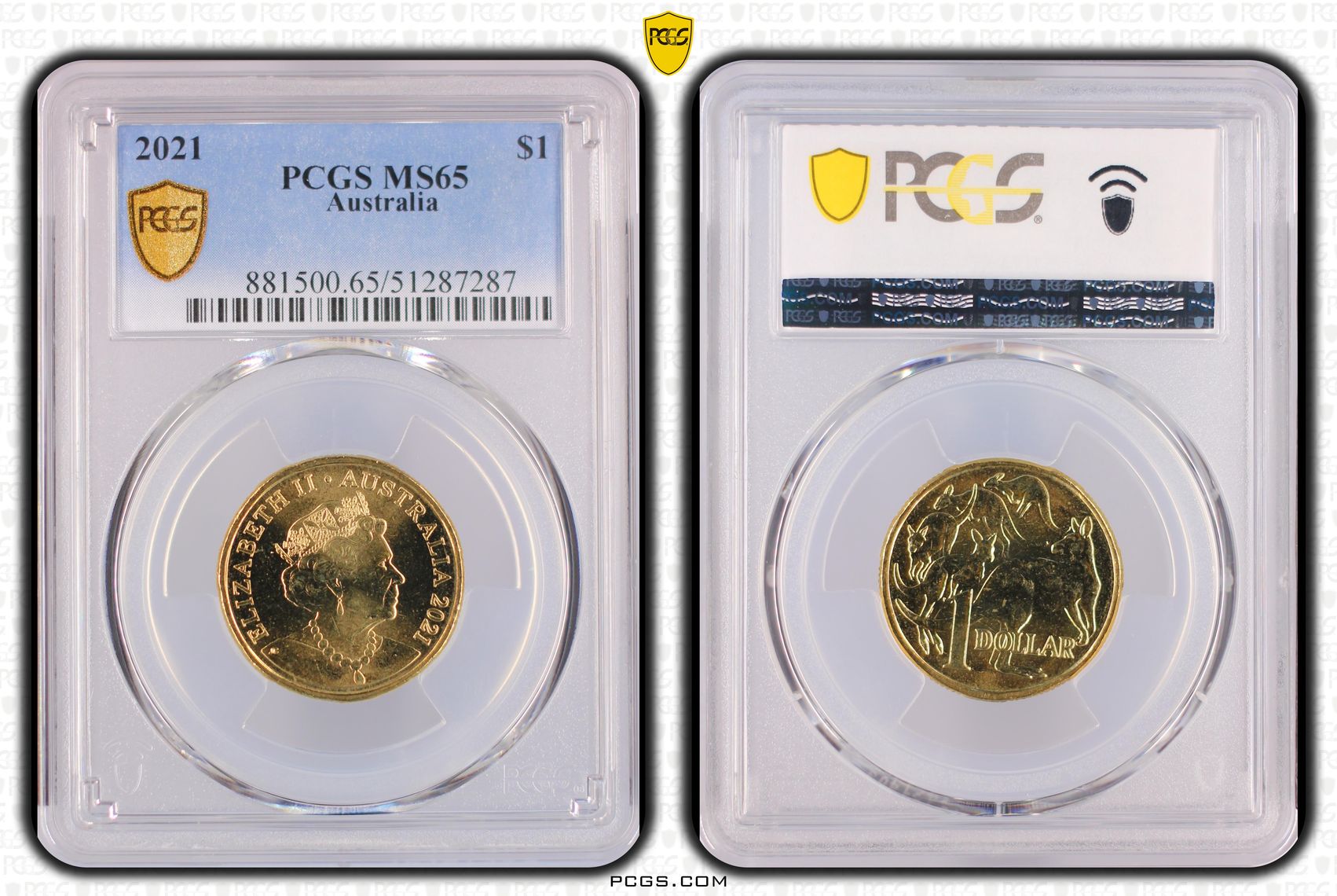 Low Mintage, One Dollar, 2021, PCGS MS65