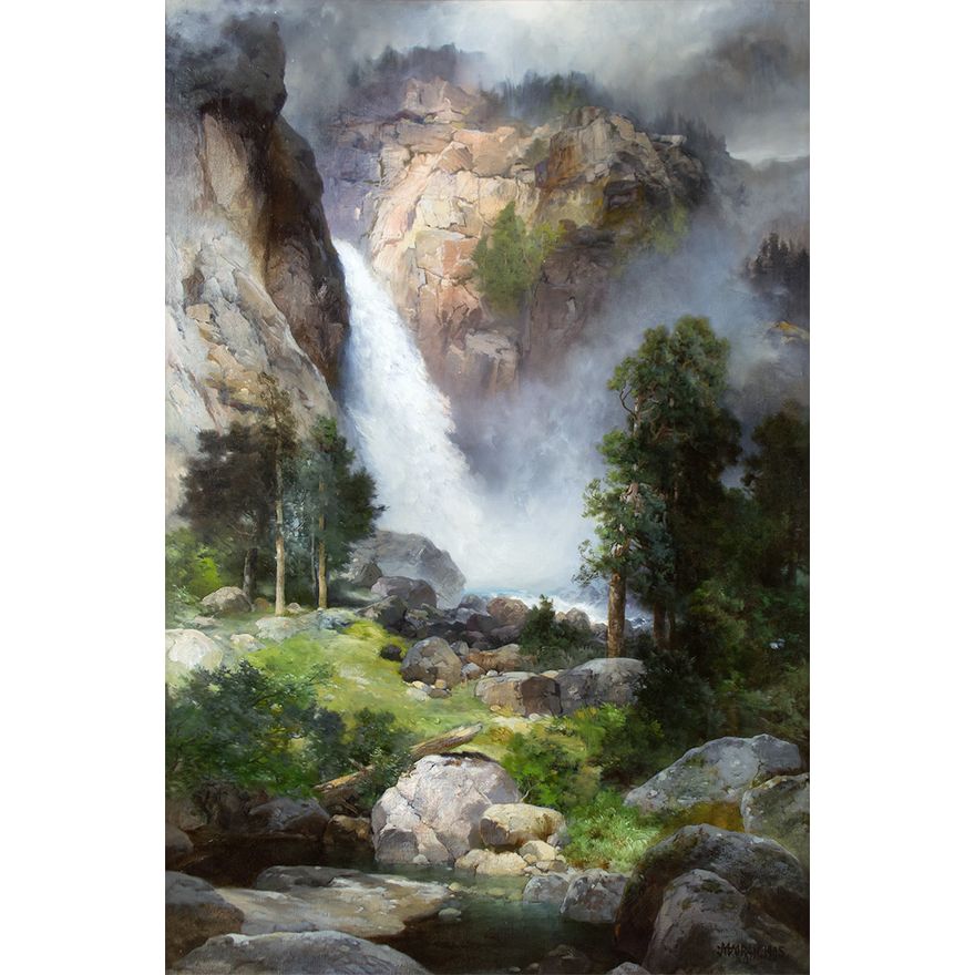 Thomas Moran (1837-1926), Cascade Falls, Yosemite