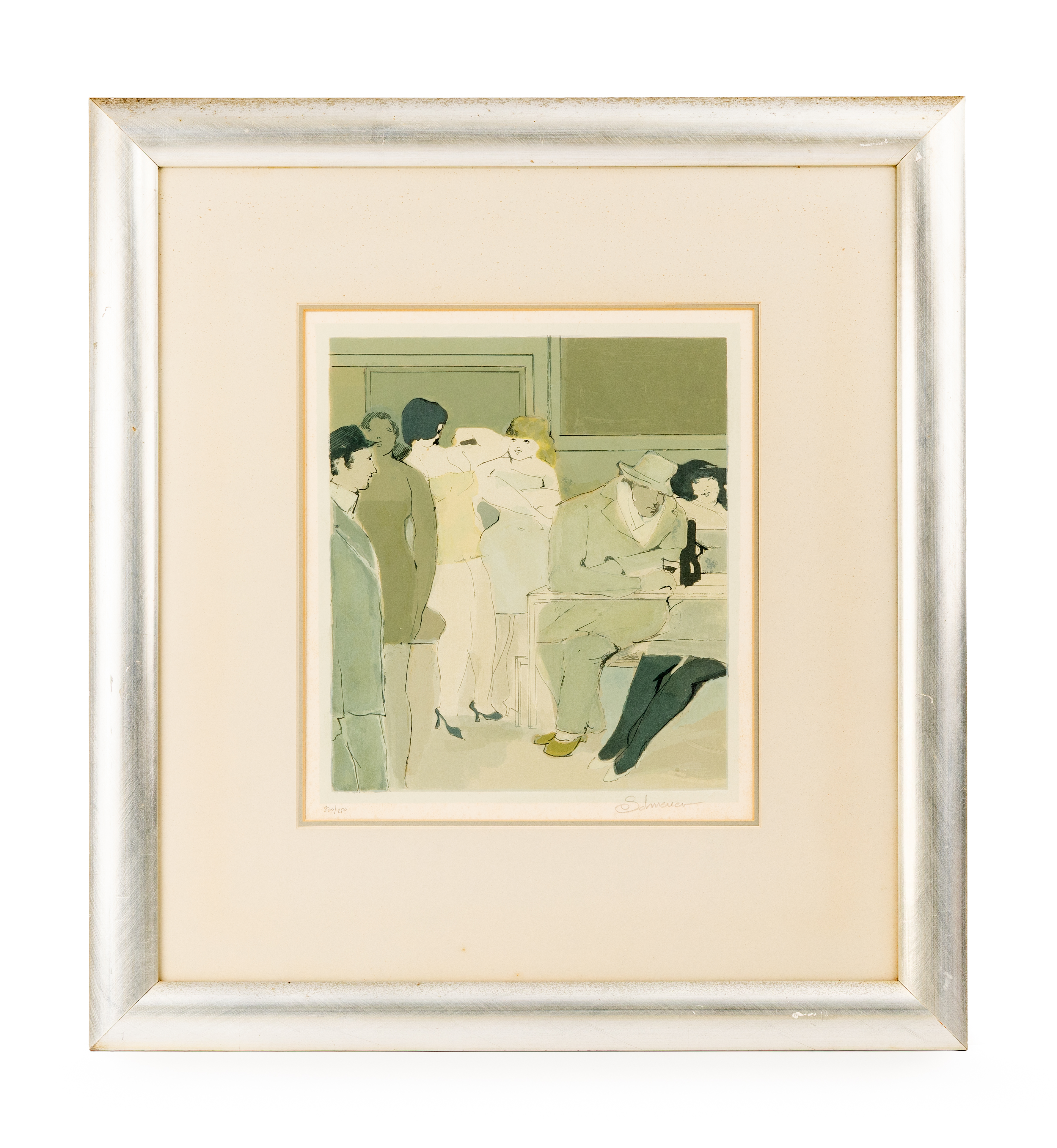 Israel, David Schneur, Untitled (Bar Scene), (1905 - 1988)