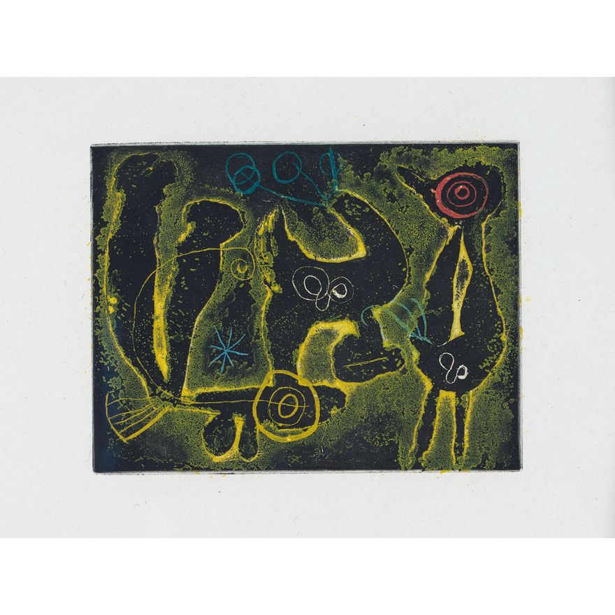 Joan Miró 'From Saccades III'