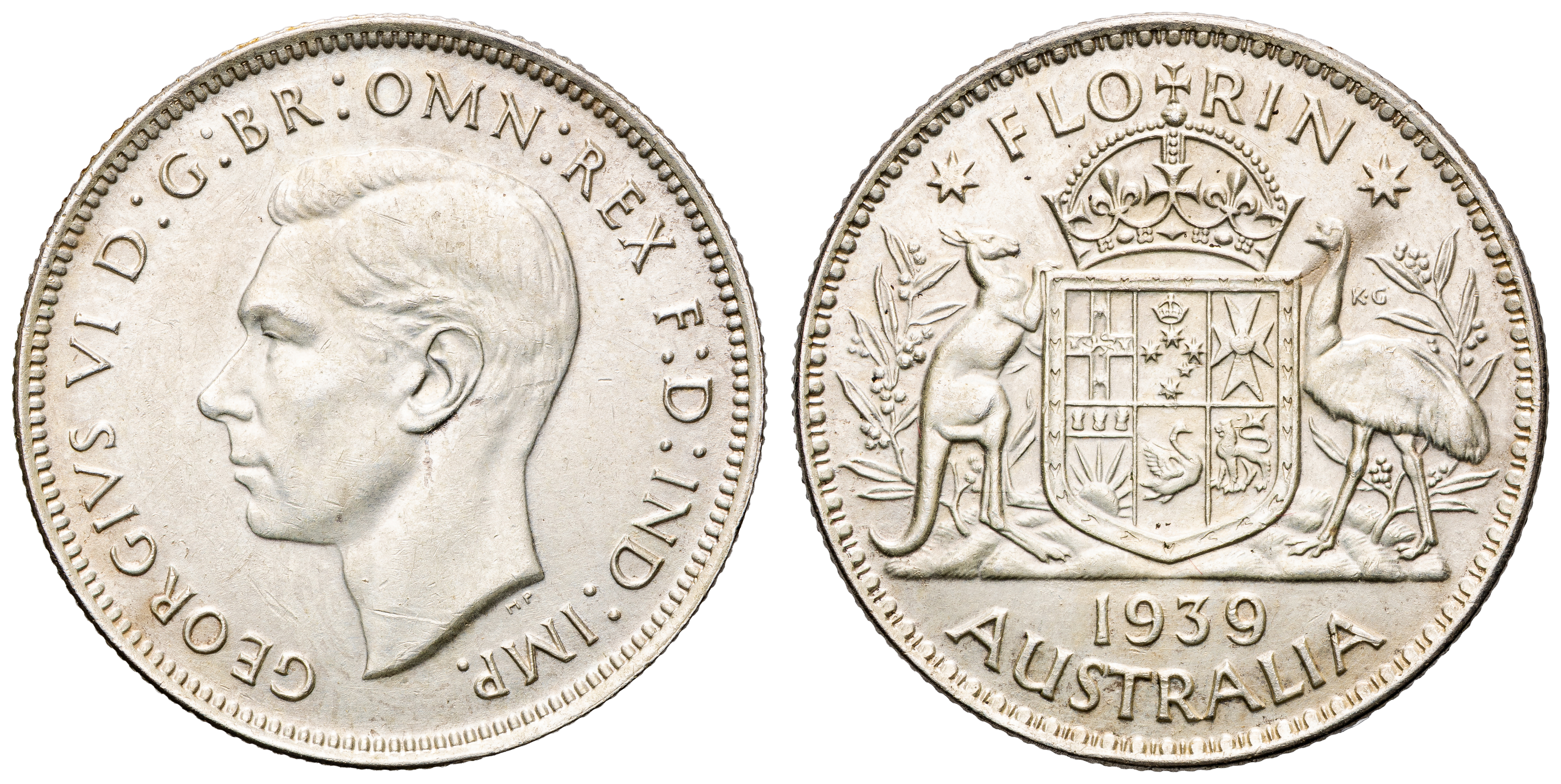 George VI, Florin, 1939, aUNC
