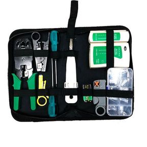 Mtool 12 Piece Network Cable Repair Tool Kit Crimping Maintenance Set | NOT TESTED
