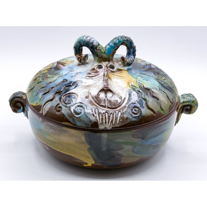 Bennett Welsh Ram's Head Casserole Dish 7.5''