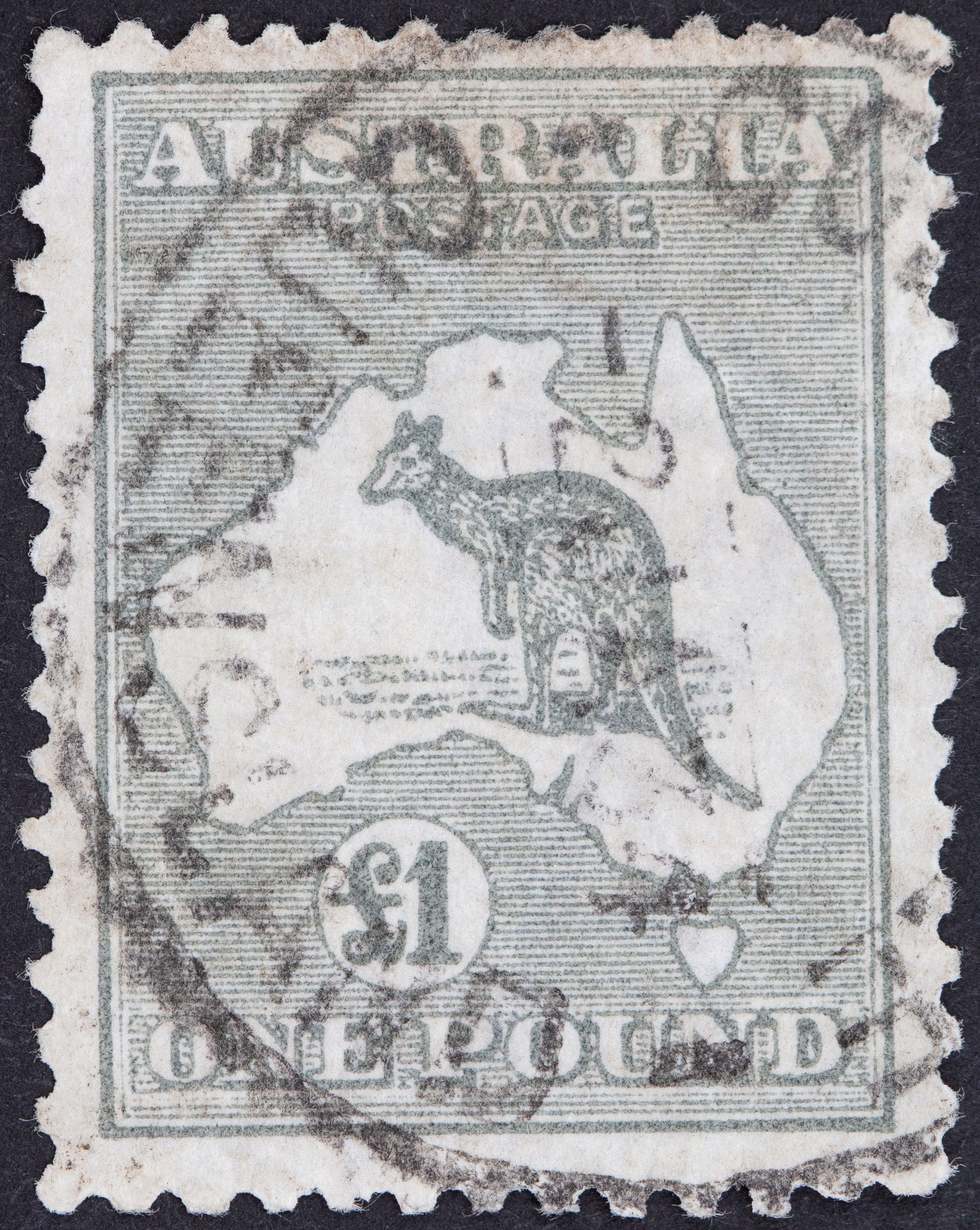 363 · Third Watermark, One Pound, 1924, Fine