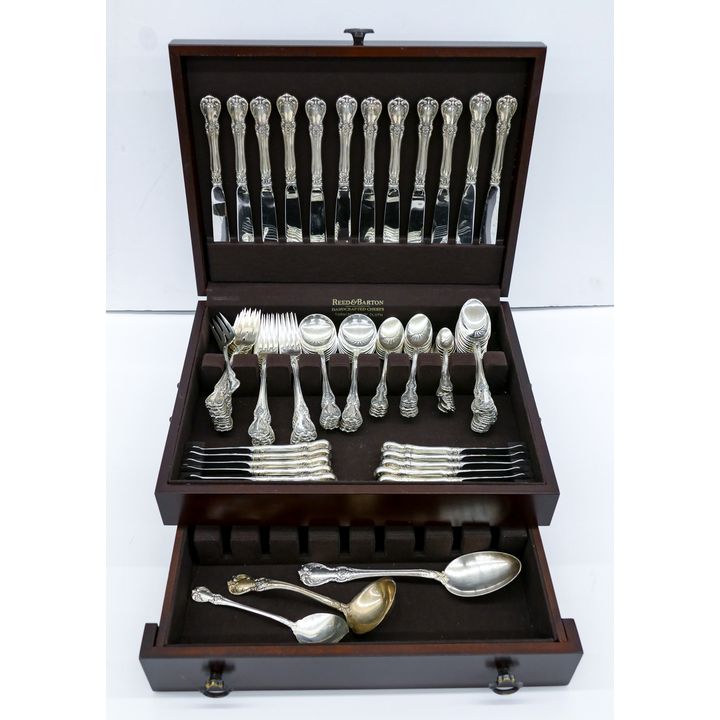 99pc Towle Sterling ''Old Master'' Flatware Service for 12 - 2,657