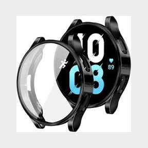 TPU Cover with Screen Protection for Samsung Galaxy Watch 5 - 44mm - Black - Bar 9902027057573-51748/4606