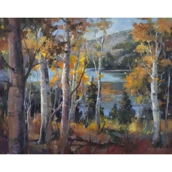 Betty Carr (1946-) Autumn Reflection