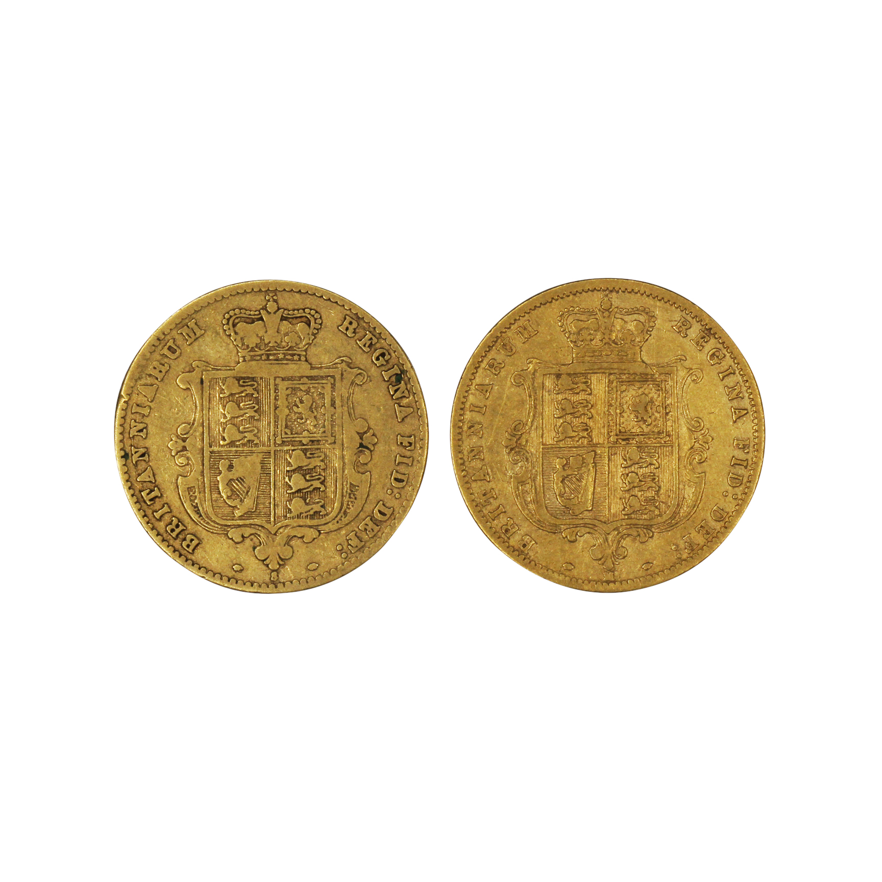 1170. · Group, Victoria, Half Sovereign, aFine