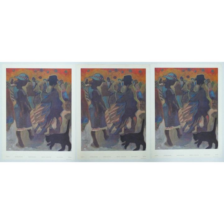3pc William Cumming ''Valentine for Mark Tobey'' 1982 Posters