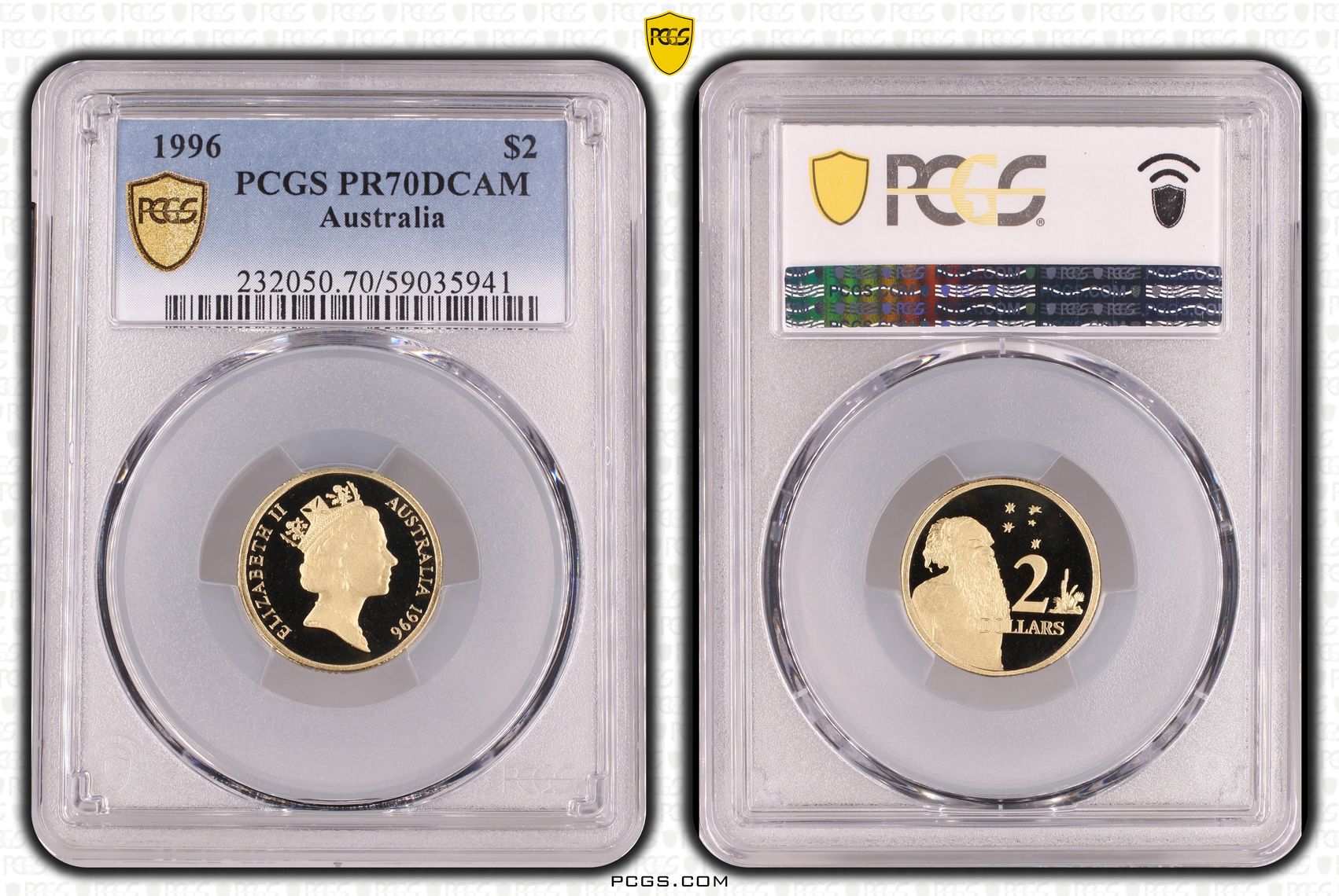 POP 9/0, Two Dollar, 1996, PCGS PR70DCAM