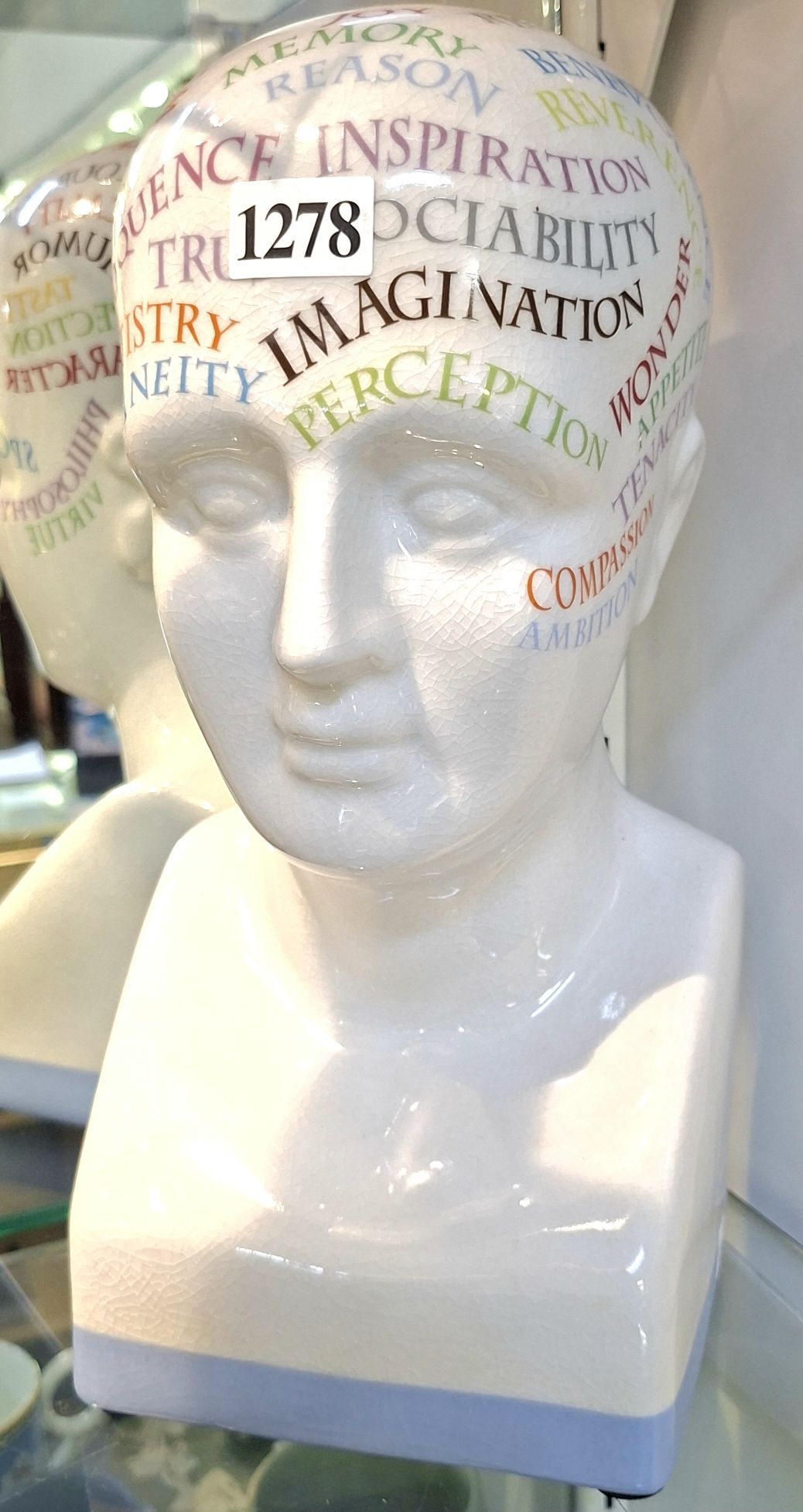 1278 · AUTHENTIC MODELS PHRENOGLY HEAD