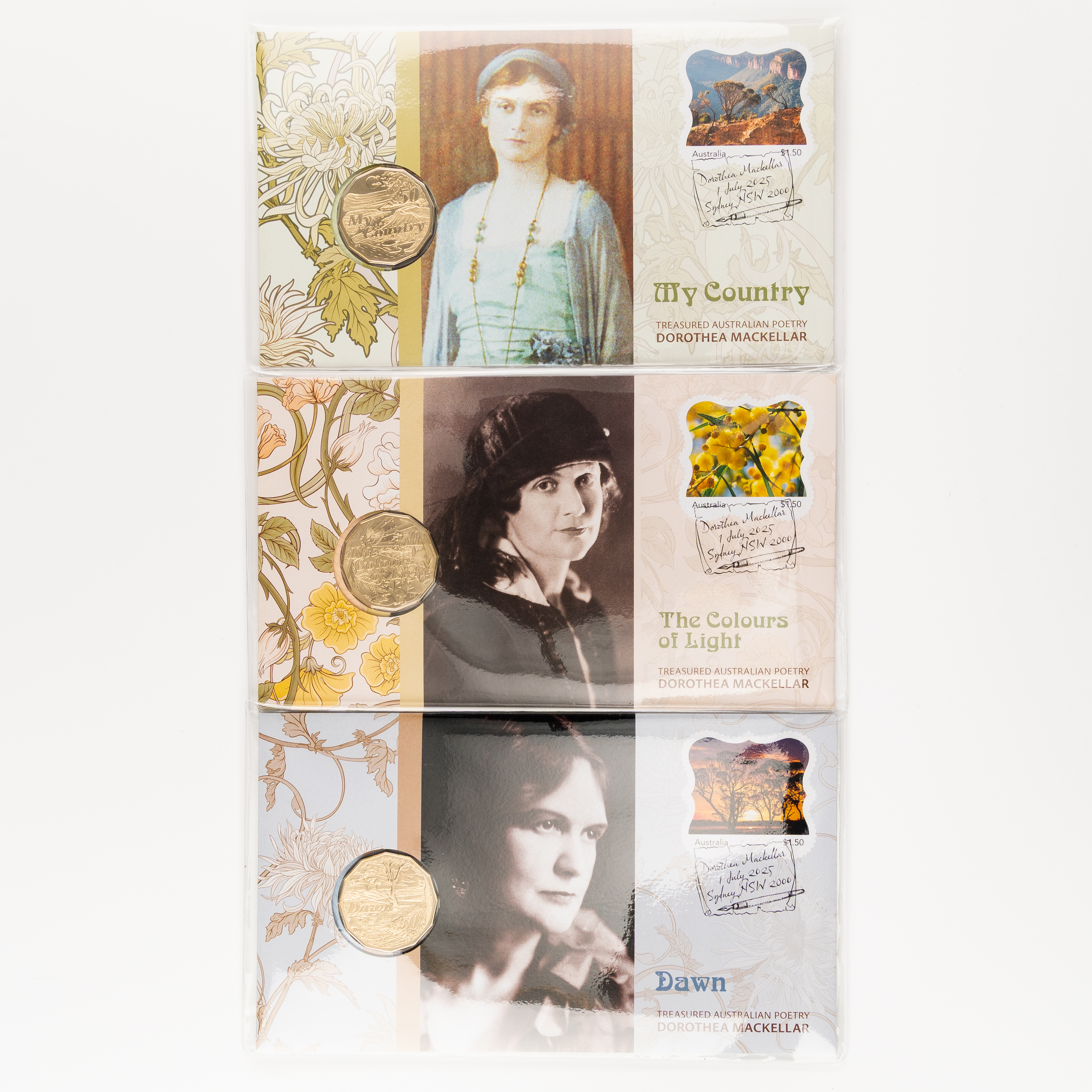 Charles III, Treasured Australian Poetry - Dorothea Mackellar, Fifty Cents, 2025, UNC