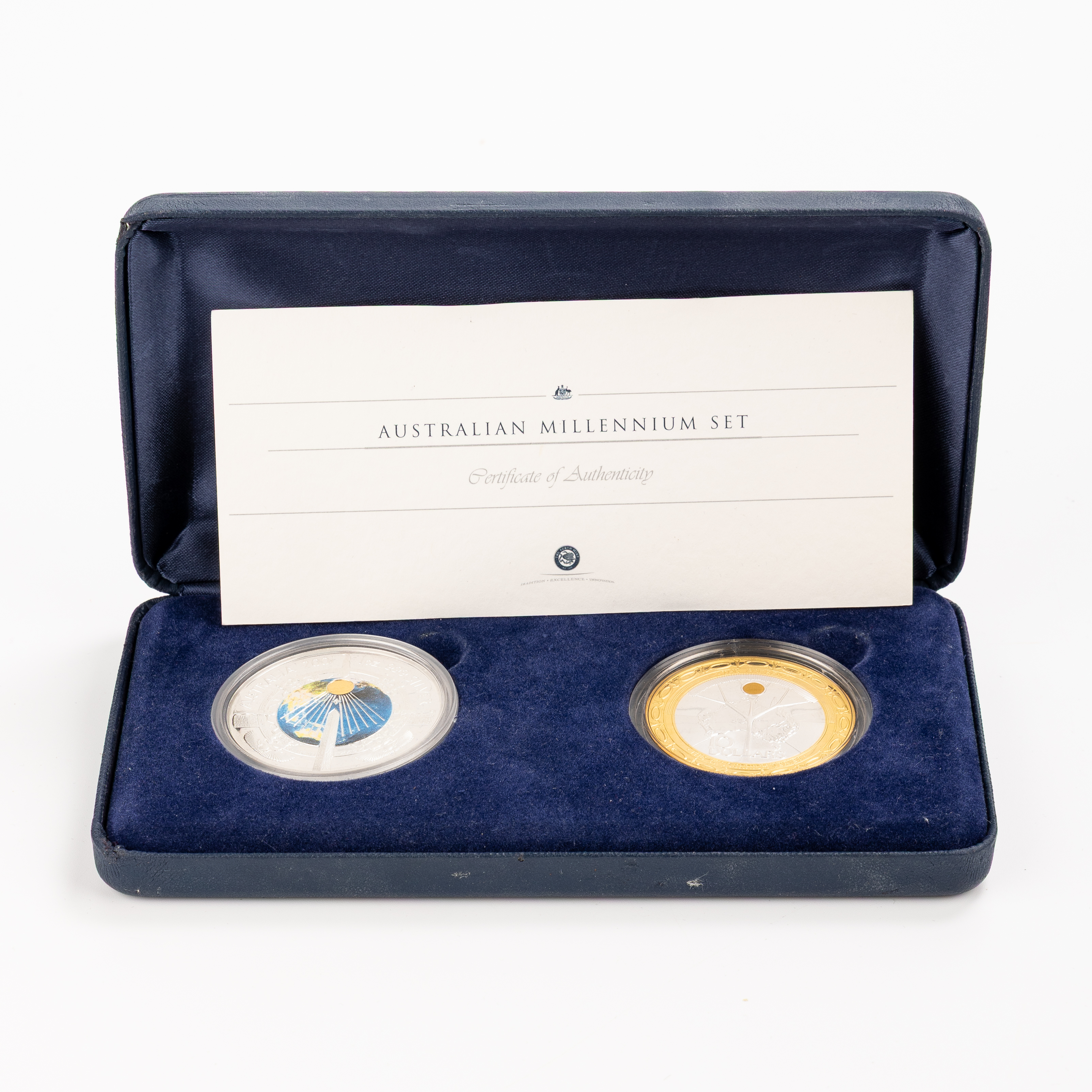 60 · RAM/Perth Mint - Australian Millennium Set, Ten Dollars, 2000 - 2001,  FDC