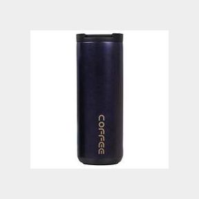Double Walled Stainless Steel Coffee Mug With Leakproof Lid 500ml - Black -Bar 9902174895455- 51745/18608