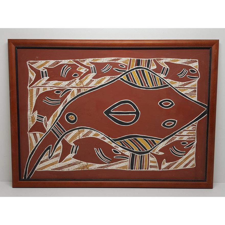 Framed Indigenous Artwork