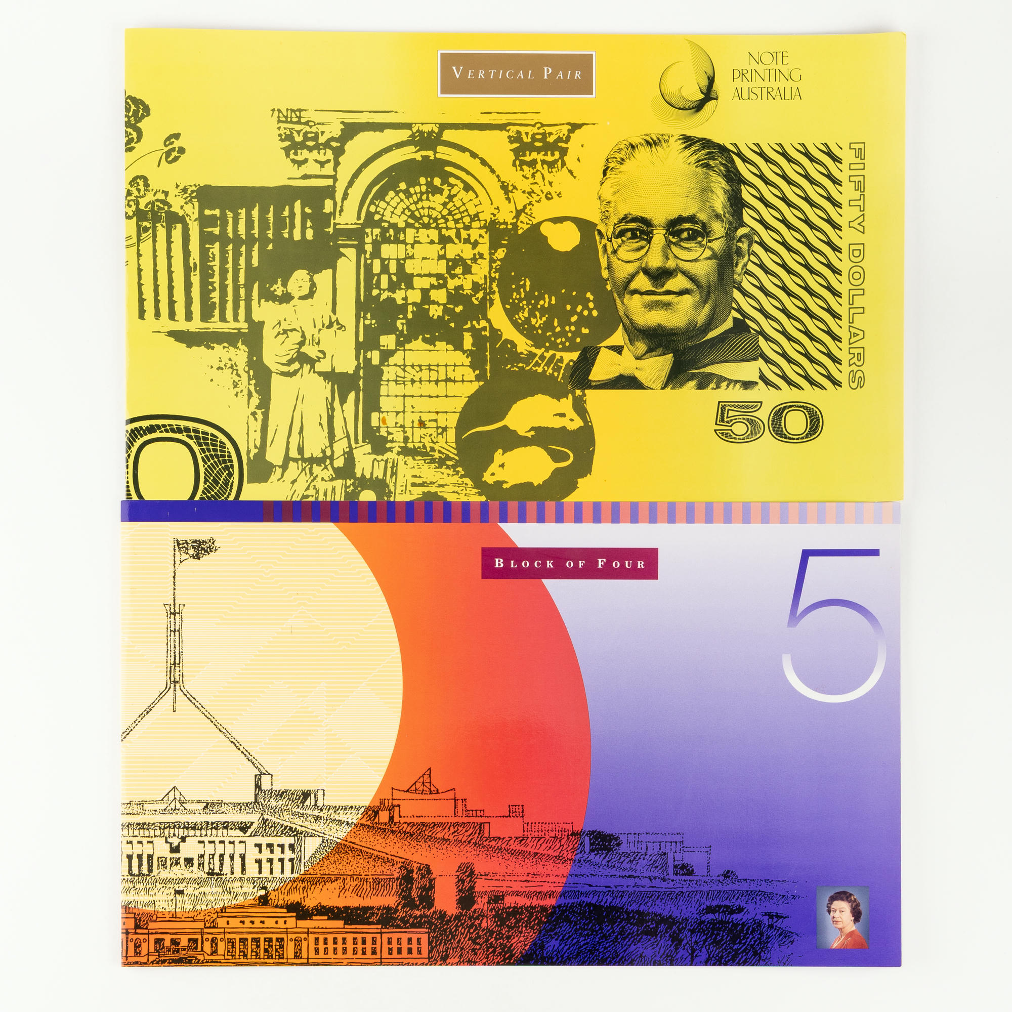 Five Dollars - Fifty Dollars, 1994 -1996, UNC
